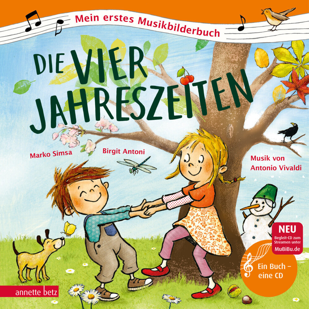 Die vier Jahreszeiten (Mein erstes Musikbilderbuch mit CD und zum Streamen, Bd.) (Marko Simsa)