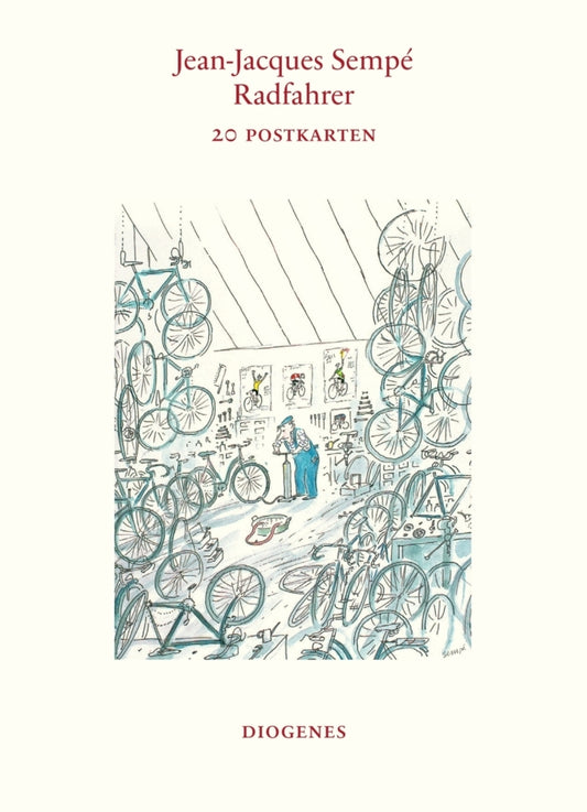 Radfahrer (Postkartenbuch) (Jean-Jacques Sempé)
