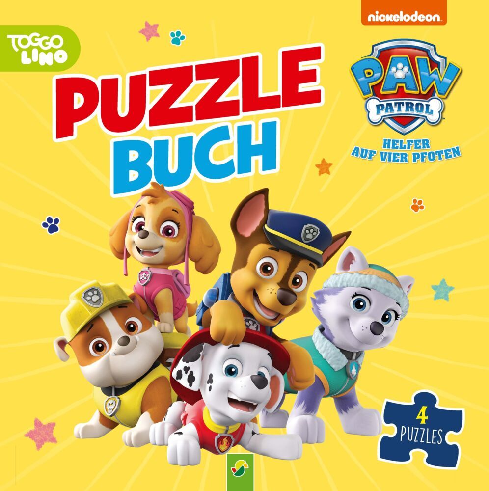 PAW Patrol Puzzlebuch | Mit 4 Puzzles à 12 Teilen (Katharina Bensch)