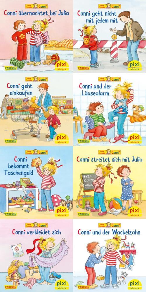 Pixi-8er-Set 260: Meine Freundin Conni (8x1 Exemplar), 8 Teile (Liane Schneider)