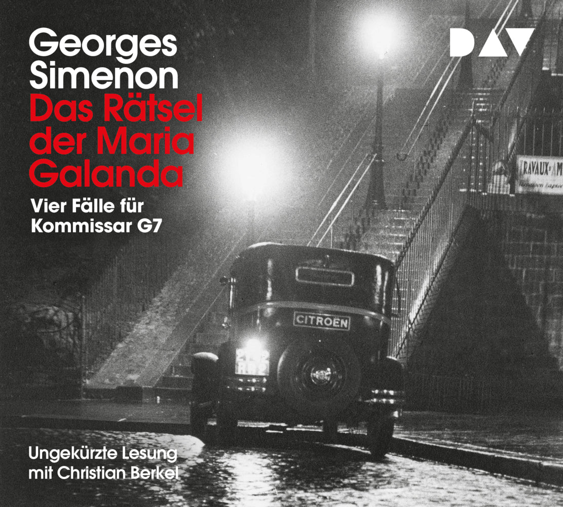 Das Rätsel der Maria Galanda - Vier Fälle für Inspektor G7, 4 Audio-CDs (Georges Simenon)