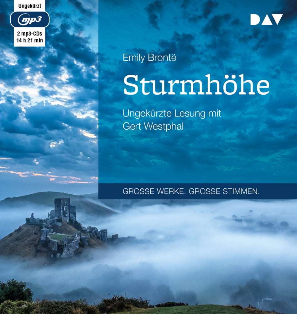 Sturmhöhe, 1 Audio-CD, 1 MP3 (Emily Brontë)