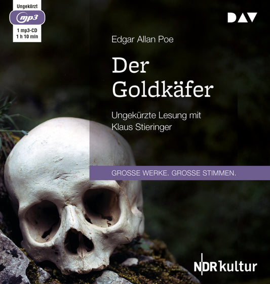 Der Goldkäfer, 1 Audio-CD, 1 MP3, 1 Audio-CD (Edgar Allan Poe)