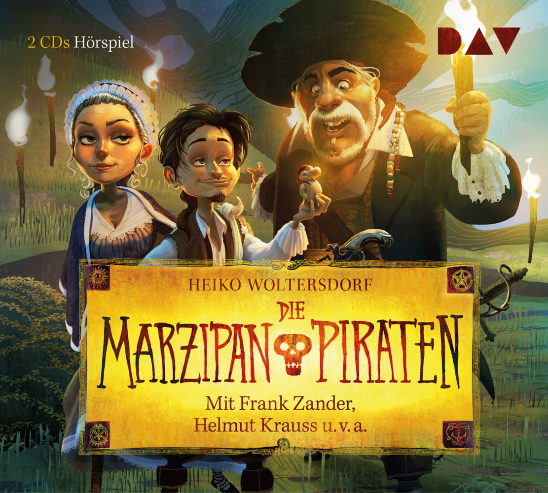 Die Marzipanpiraten, 2 Audio-CDs (Heiko Woltersdorf)