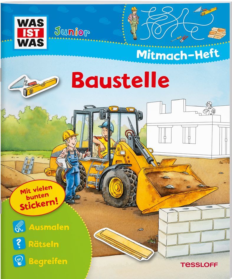 WAS IST WAS Junior Mitmach-Heft Baustelle (Ida Schuhmann)