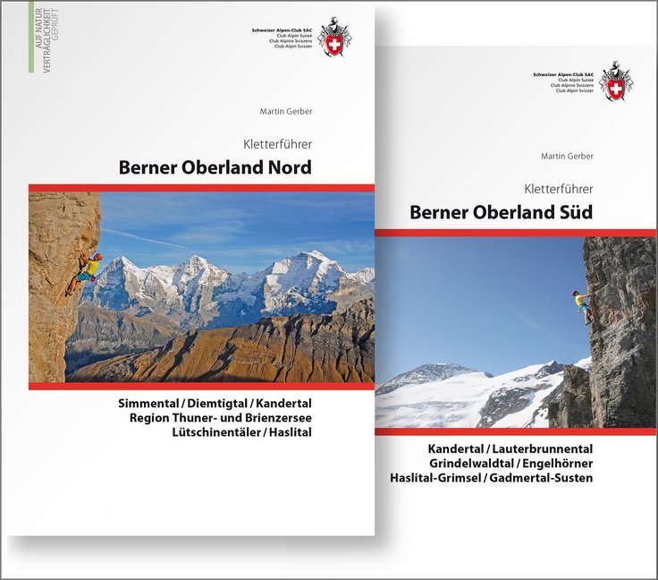 Berner Oberland Kombipaket Klettern, 2 Bde..Bd.1+2 (Martin Gerber)