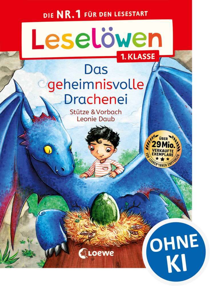 Leselöwen 1. Klasse - Das geheimnisvolle Drachenei (Stütze & Vorbach)