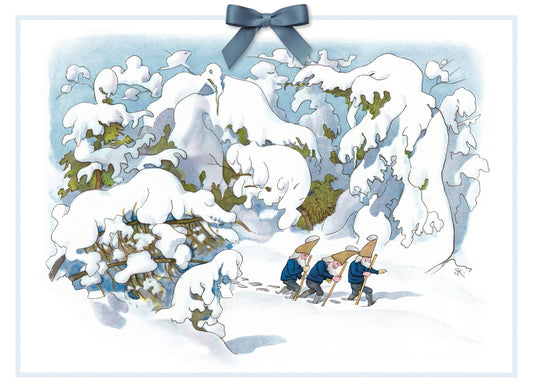 Adventskalender Zwerge im Schnee (Ernst Kreidolf)