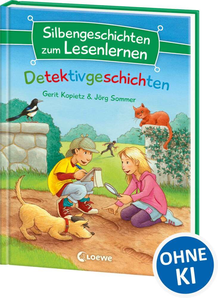 Silbengeschichten zum Lesenlernen - Detektivgeschichten (Gerit Kopietz)