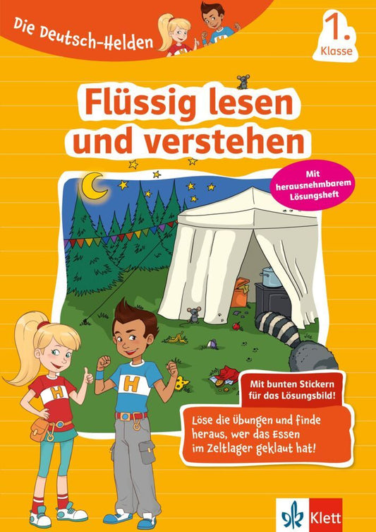 Klett Die Deutsch-Helden: Flüssig lesen und verstehen 1. Klasse