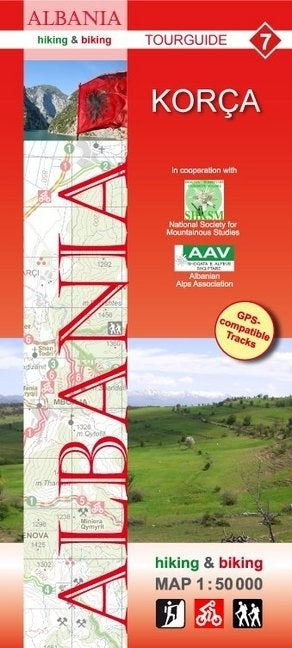 Albania hiking & biking 1:50000 (Huber Kartographie Gmbh)