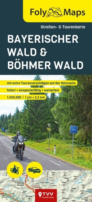 FolyMaps Böhmerwald / Bayerischer Wald 1:250 000 (Bikerbetten)