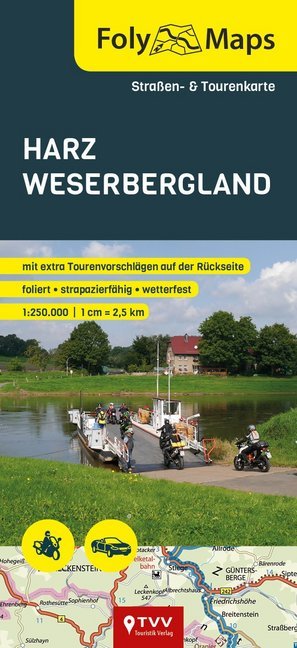 FolyMaps Harz Weserbergland 1:250 000 (Bikerbetten)
