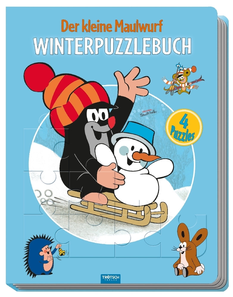 Der kleine Maulwurf, Winterpuzzlebuch (Zdenek Miler)