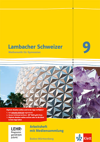 Lambacher Schweizer Mathematik 9. Ausgabe Baden-Württemberg, m. 1 Beilage