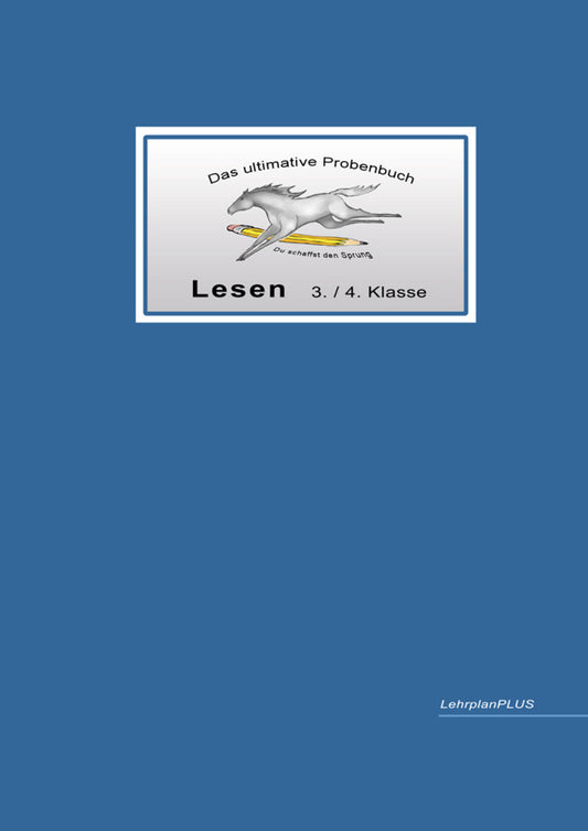 Das ultimative Probenbuch Lesen 3./4. Klasse (Miriam Reichel)