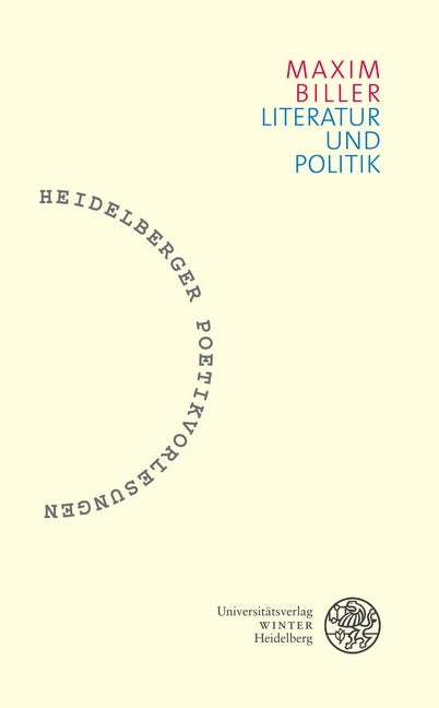 Literatur und Politik (Maxim Biller)