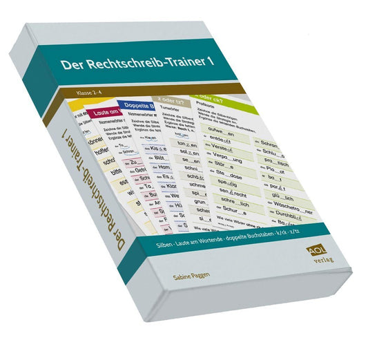 Der Rechtschreib-Trainer 1 (Sabine Paggen)