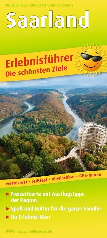 Publicpress Erlebnisführer Saarland 1:120.000