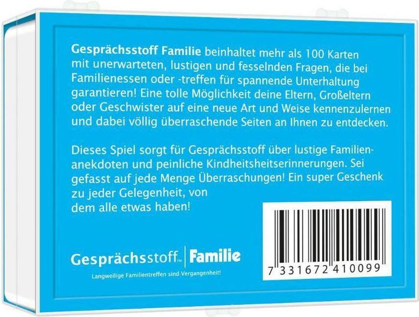 Kylskapspoesi Gesprächsstoff Familie, d ab 16 Jahren, ab 2 Spieler, über 100 fesselnde Fragen