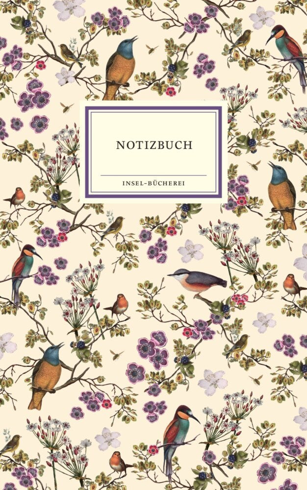 Notizbuch Insel-Bücherei »Singvögel crème« (Insel Verlag)