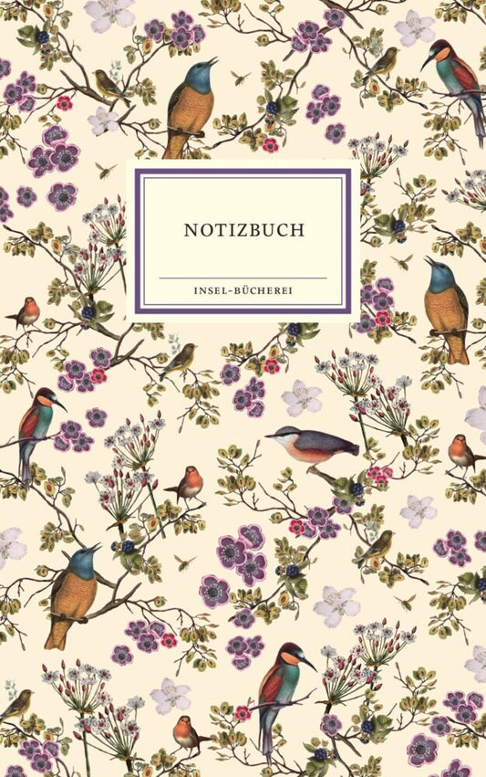 Notizbuch Insel-Bücherei »Singvögel crème« (Insel Verlag)