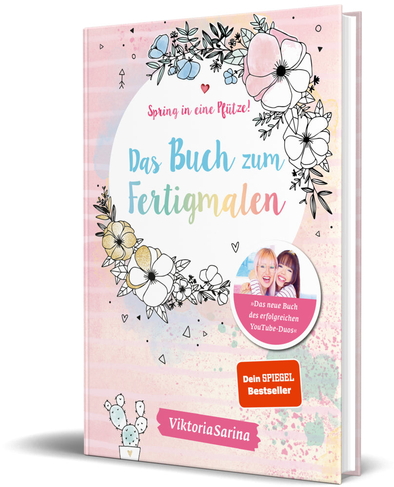 Spring in eine Pfütze! Das Buch zum Fertigmalen (Viktoriasarina)