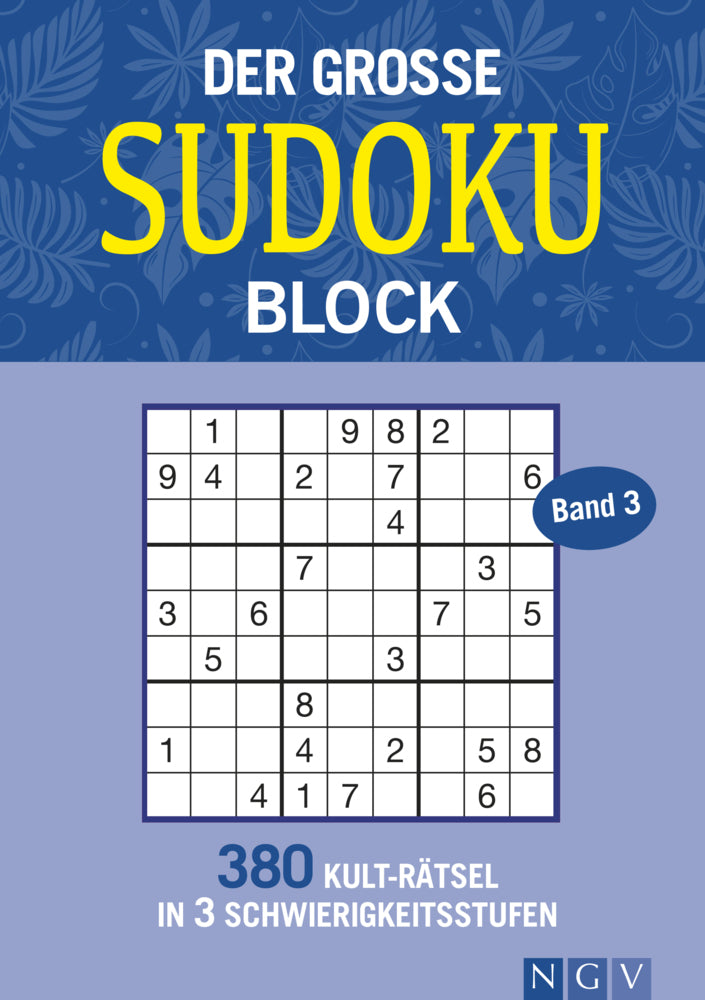 Der große Sudoku Block Band 3.Bl.3