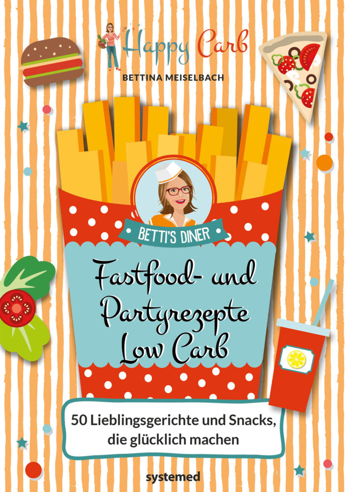 Happy Carb: Fastfood- und Partyrezepte Low Carb (Bettina Meiselbach)