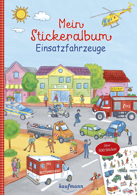 Mein Stickeralbum Einsatzfahrzeuge (Laura Lamping)