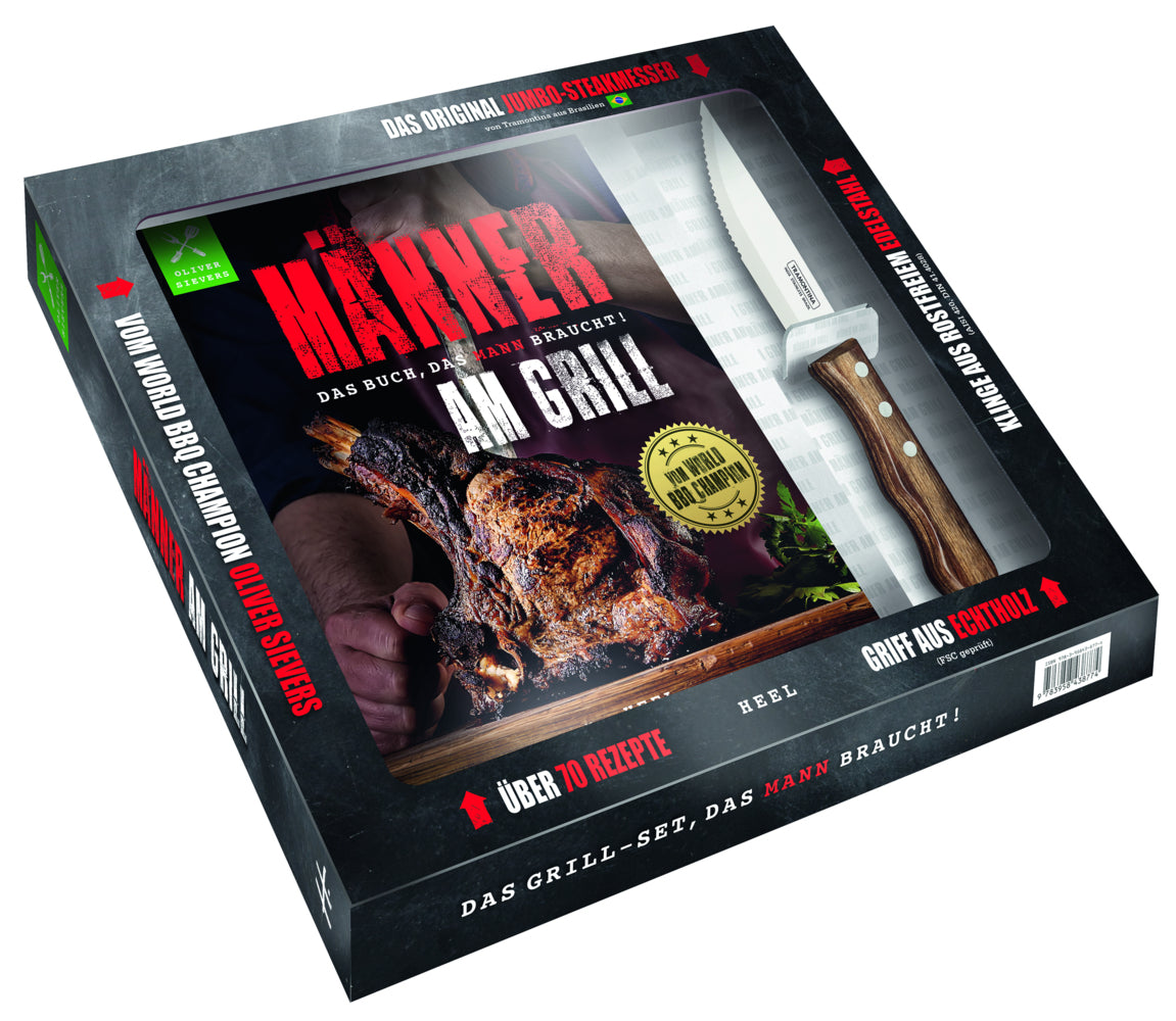 Männer am Grill - Das Buch, das Mann braucht!, m. 1 Beilage (Oliver Sievers)