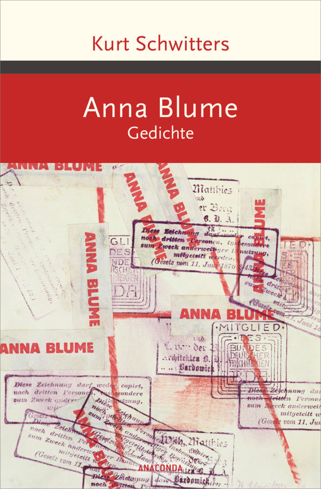 Anna Blume. Gedichte (Kurt Schwitters)
