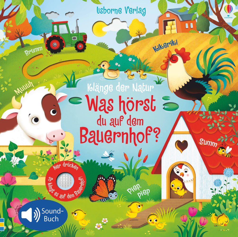 Klänge der Natur: Was hörst du auf dem Bauernhof?, m. Soundeffekten (Sam Taplin)