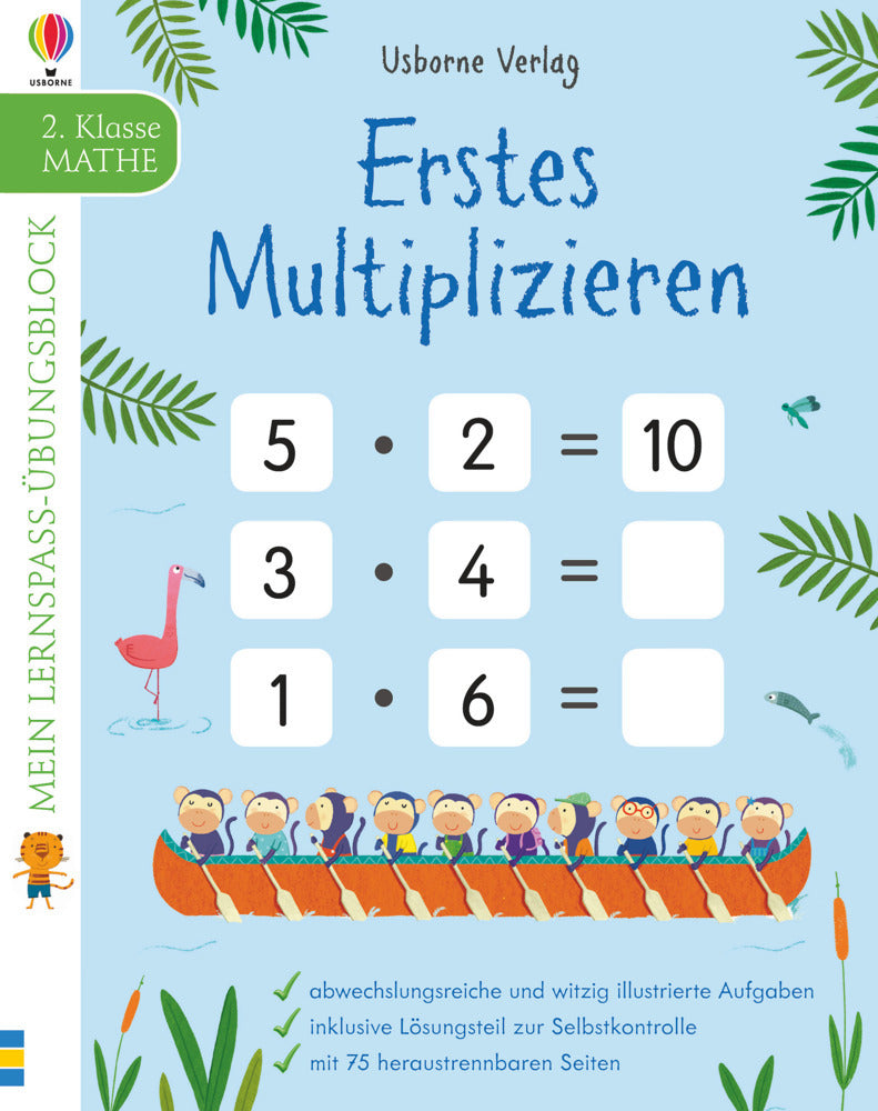 Mein Lernspaß-Übungsblock: Erstes Multiplizieren (2. Klasse) (Simon Tudhope)