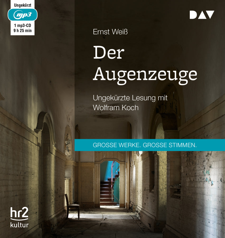 Der Augenzeuge, 1 Audio-CD, 1 MP3 (Ernst Weiß)