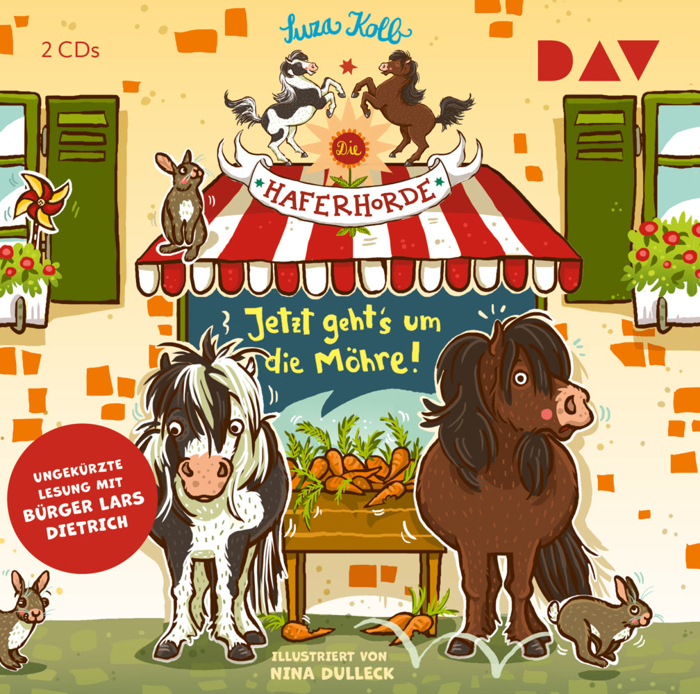 Die Haferhorde - Jetzt geht's um die Möhre!, 2 Audio-CDs (Suza Kolb)