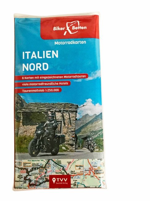 Motorradkarten Set Italien Nord (Bikerbetten)