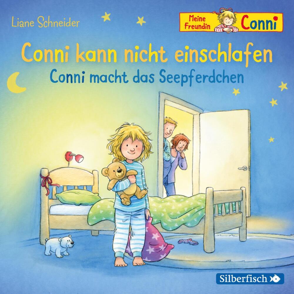 Conni kann nicht einschlafen / Conni macht das Seepferdchen, 1 Audio-CD (Liane Schneider)