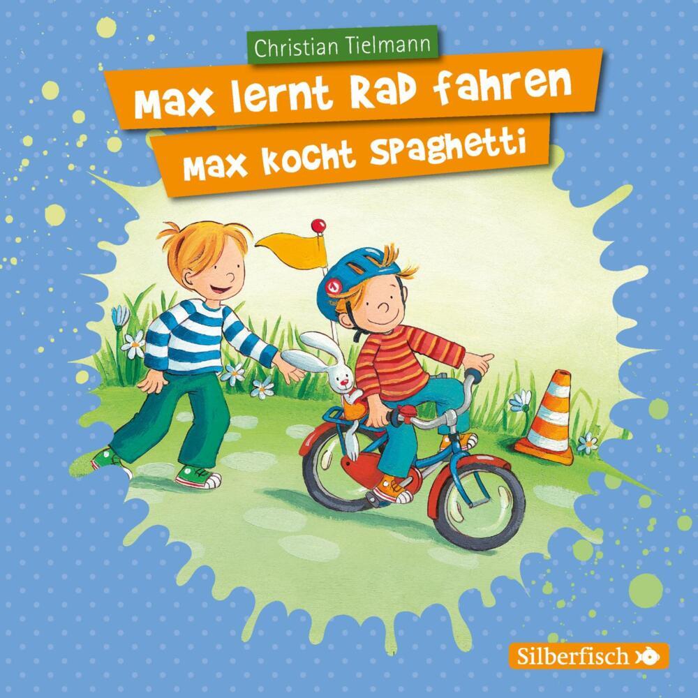 Max lernt Rad fahren / Max kocht Spaghetti, 1 Audio-CD (Christian Tielmann)