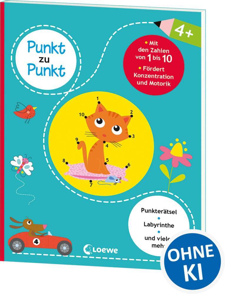 Punkt zu Punkt - Mit den Zahlen von 1 bis 10