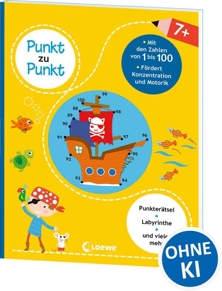 Punkt zu Punkt - Mit den Zahlen von 1 bis 100