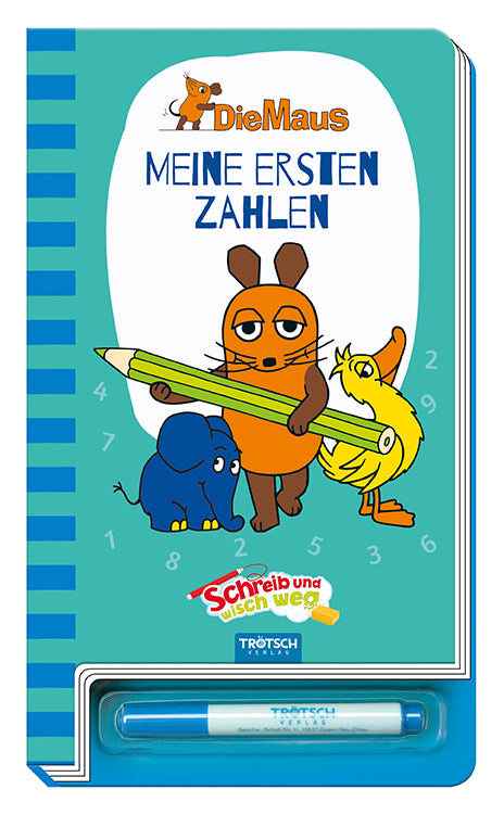 Trötsch Die Maus Schreib und wisch weg Zahlen (Trötsch Verlag Gmbh & Co. Kg)