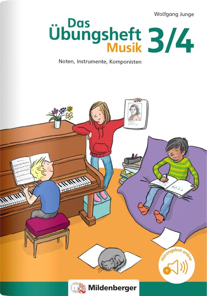 Das Übungsheft Musik 3/4, m. Audio-CD