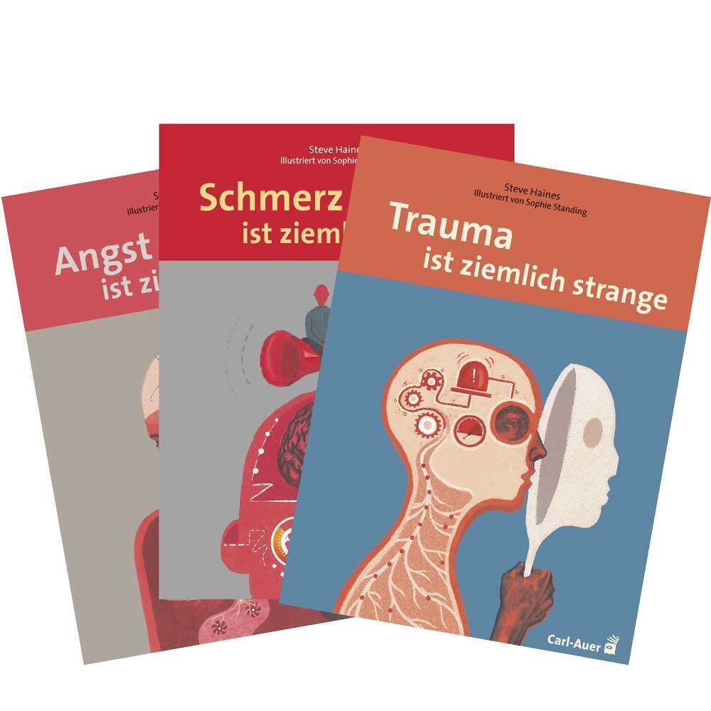 Angst ist ziemlich strange / Trauma ist ziemlich strange / Schmerz ist ziemlich strange, 3 Bde. (Steve Haines)