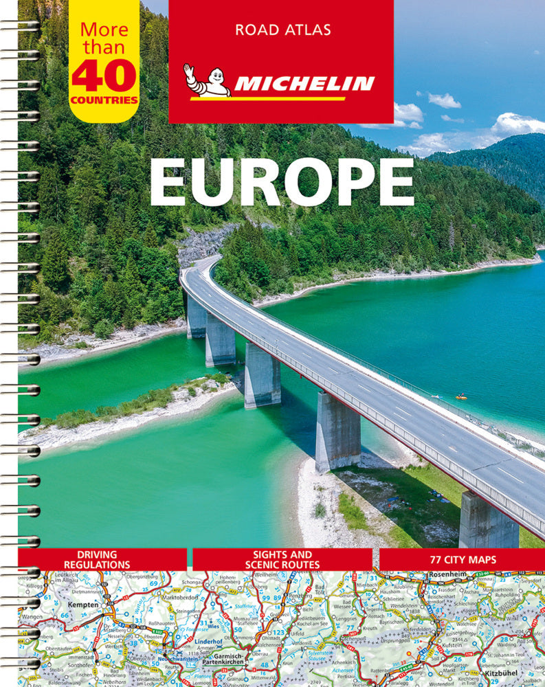 Michelin Straßenatlas Europa mit . Michelin Atlas routier Europe (Michelin)