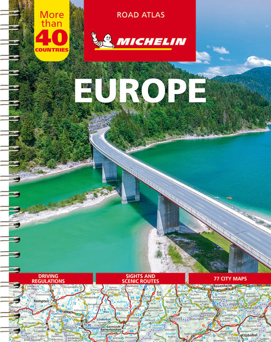 Michelin Straßenatlas Europa mit . Michelin Atlas routier Europe (Michelin)