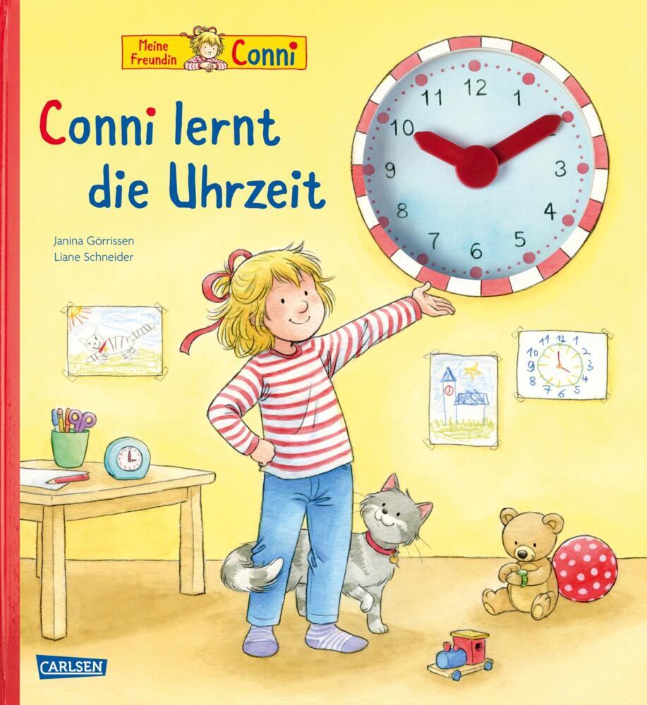 Conni-Pappbilderbuch: Conni lernt die Uhrzeit (Liane Schneider)