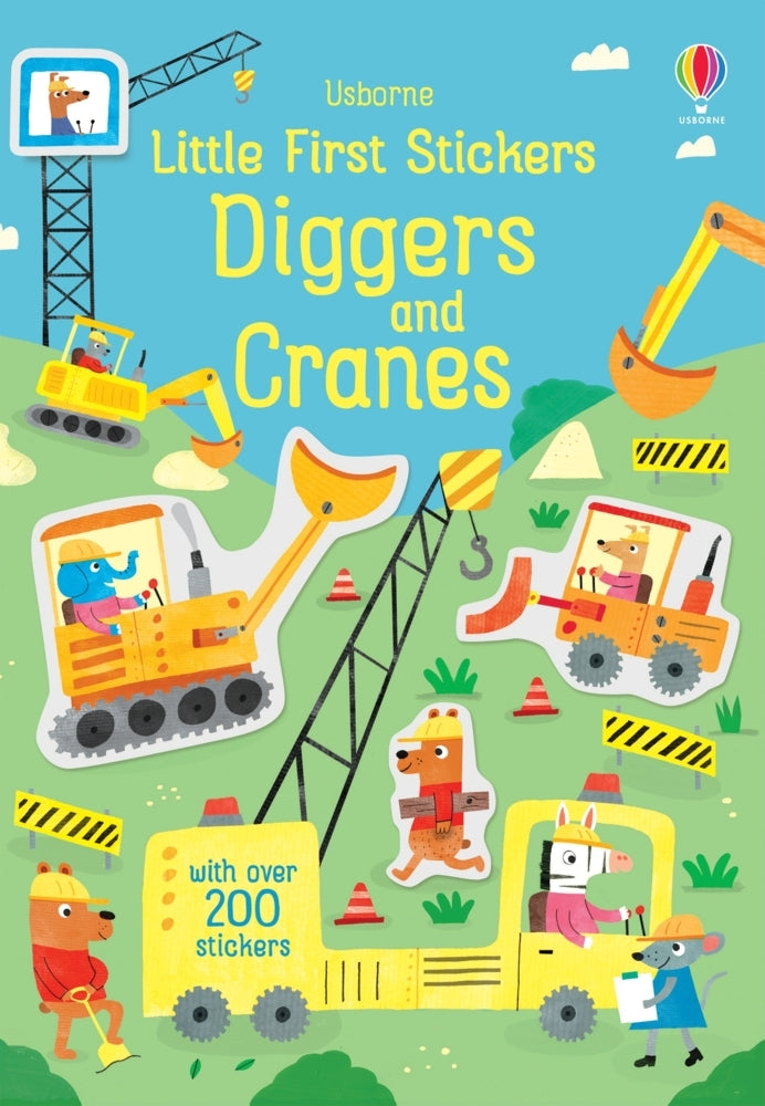 Little First Stickers Diggers and Cranes (Hannah Watson)
