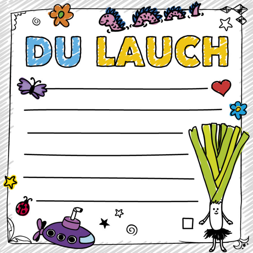 FUCK: Du Lauch - Klebezettel (Riva Verlag)