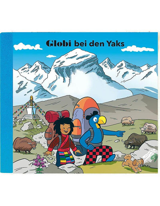 Globi bei den Yaks
